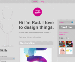 designcocktails.com: designcocktails | Radosław Rzepecki – Graphic Designer Portfolio, Blog
Online portfolio and blog of Radosław Rzepecki, designer, web designer and developer