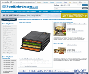 fooddehydrators.com: Food Dehydrator: Shop Food Dehydrators and Accessories at FoodDehydrators.com
Food Dehydrators: Shop FoodDehydrators.com for a variety of food dehydrators. Shop our selection including food dehydrators, food dehydrator accessories, and jerky supplies. Visit us today for a food dehydrator.