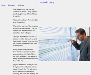 jharoldlowry.com: Author J Harold Lowry
Author J. Harold Lowry tells of murder in the Florida Keys, Financial and Investment fraud, and other true crimes