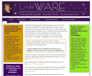 linda-ware.com: Linda Ware ~ Unforgettable Speaker | Impactful Author | Empowering Coach
Linda Ware is a master motivational speaker, author, corporate trainer and coach. She is the nations expert at teaching people the power of Beaming Love.