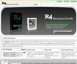 r4ds.cn: R4,R4 DS,R4DS-www.r4ds.com
The R4/R4 DS Cartridge is the current top-of-the-line in Nintendo DS SLOT-1 flash card From www.r4ds.com.