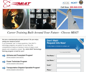 mymiat.com: Choose MIAT! | Michigan Institute of Aviation and Technology
