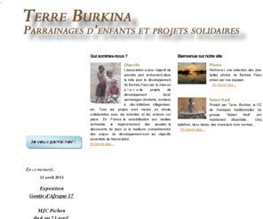 terre-burkina.org: Terre Burkina
Projets de développement et parrainages d'enfants au Burkina Faso