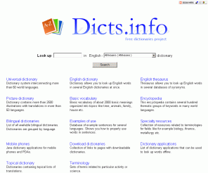 dicts.info: Free Dictionaries project
Large collection of dictionaries. Users can use all dictionaries online and also offline.