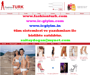 fashionturk.com: Gecelik,iç giyim,iç çamaşırı,parfüm,kozmetik,mücevher - FashionTURK Resmi Satış sitesi
iç çamaşırı, iç giyim, kozmetik, gecelik, parfüm satışı yapılan olan resmi satış sitesi