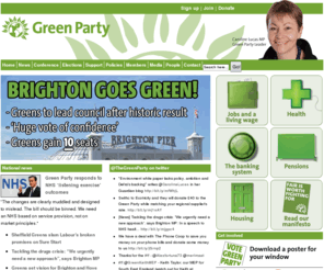 greenparty.org.uk: Green Party | Thank you - Britain's first Green MP
