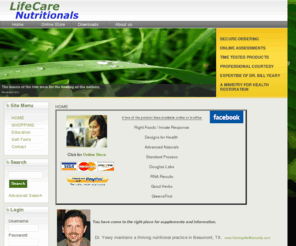 lifecarenutritionals.com: : LifeCare Nutritionals : Products that work
LifeCare Nutritionals is a clinical nutritional supplement company providing education with professional supplements.