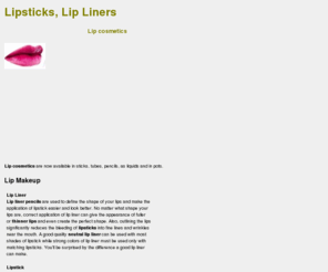 lipshop.com: Lipsticks, Lip Liners, Lip cosmetics,Lip,Lips
Lipsticks, Lip Liners, Lip cosmetics,Lip,Lips, liplining pencil