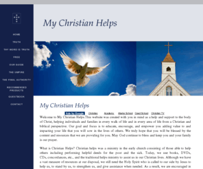 mychristianhelps.com: My Christian Helps
Welcome to My Christian Helps. How may we help you? We are here to serve you, helping you in every area of your life from a christian, biblical and practical perspective.