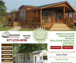 Recreationalresortcottages Com Rv Park Models Cottages Cabins