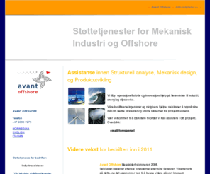 cvrocket.com: Avant Offshore - vi leverer kunnskapstjenester og prosjektassistanse til Industri og Offshore
Dyktige Folk til de Krevende Oppdragene, Skilled People for the Skill Work