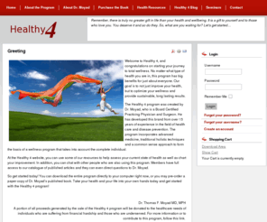 healthy4.com: Greeting
Joomla! - the dynamic portal engine and content management system