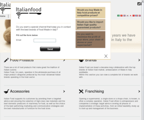 italianfoodonline.com: Italianfood Wholesaler
Italianfood Wholesaler | Italian Food Suppliers introduce worldwide the best from the Made in Italy, guarantee of authentic Italian taste and quality.