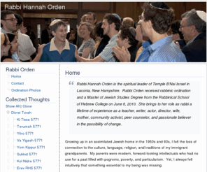 rabbihannahorden.com: Rabbi Hannah Orden
