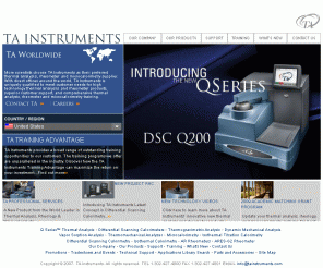 tainstruments.com: 
	Thermal Analysis and Rheometer Systems - TA Instruments

