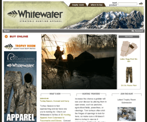 whitewateroutdoors.com: Whitewater Strategic Hunting Apparel. The Way In...
