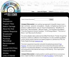 compactdiscoveries.com: Compact Discoveries Home Page
