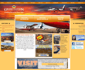 grandcanyonairlines.com: Grand Canyon Airplane Tours - Airplane Tours from Las Vegas - GCA
Our Grand Canyon airplane tours have operated since 1927 and flown millions of satisfied visitors. Our ultra-quiet Vistaliner airplanes provide the most memorable airplane tours from Las Vegas and the Canyon.