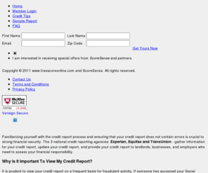 knowyourcreditscore.org: FreeScoreOnline.com | Free Credit Scores From All 3 Bureaus
View your 3 credit scores for free at FreeScoreOnline.com. Get instant online access to your credit scores from all 3 major credit bureaus.