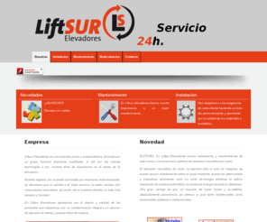 liftsurelevadores.es: Liftsur Elevadores - Nosotros
Liftsur Elevadores es una empresa dedicada al montaje y mantenimiento de elevadores, utilizamos el nuevo sistema de elevadores sin clabes, asecensores, montacargas y minicargas...