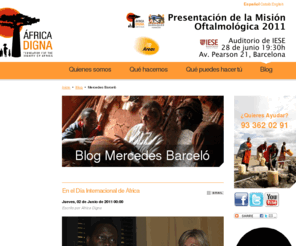 mercedesbarcelo.org: Africa Digna - Blog Mercedes Barceló
Africa Digna