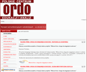 ordo.info.pl: ORDO - AKTUALNOŚCI
ORDO