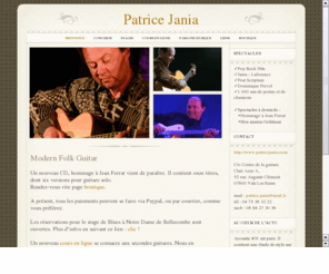 patricejania.com: Modern folk guitar
Toute l\