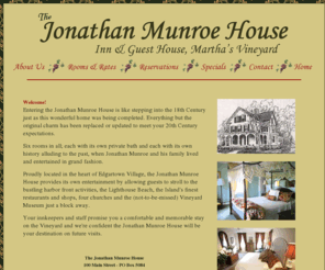 jonathanmunroe.com: The Jonathan Munroe House Bed and Breakfast Inn - Edgartown, Marthas Vineyard, MA
