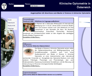 optometristen.at: Klinische Optometrie in Österreich
Optiker mit Optometrie Studienabschluß