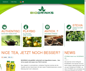 storms.ch: Home
Storms Drinks mit Stevia - The Bio Drinks Company - Ice Tea, Sport Drink, Limonade. 100% natürlich, Bio und wenig Kalorien