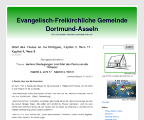 gemeinde-inter.net: Evangelisch-Freikirchliche Gemeinde Dortmund-Asseln
