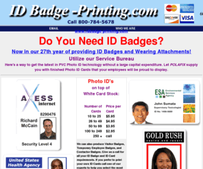 idbadge-printing.com: ID Badge Printing
Plastic Card Printing, ID Badge Printing