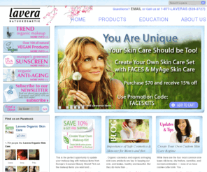 lavere-usa.com: Organic cosmetics & mineral makeup, natural skin care & sunscreen products | Lavera
Lavera is one of the leading manufacturers of all natural and organic cosmetics, mineral makeup, skin care, hair care, self tanners, sunscreen and anti-aging products. Committed to safe cosmetics since 1987.