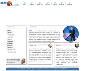 savllc.com: SAV LLC
www.savllc.com , SAV LLC, Health care, SAV Soluions,MedCare, MedCapture web site design, webdesign, graphic design, web sites, webhosting, e-commerce. domain names, graphics advertisement, sales, marketing, maintanence, upgrades, web hosting, updates, internet specialists, graphics, logo, pages, sites, site hosting, publishing, e-mail, custom cgi, perl, scripting, script, javascript, applets, shopping, database, database management, ads, shockwave, flash, animation, image manipulation, custom, order forms, professional, service, photoshop, quark, illustrator, dream weaver, websites, New York, Brooklyn, US, USA, NY, NYC, India 