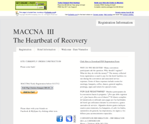 maccna.org: Registration
Home Page