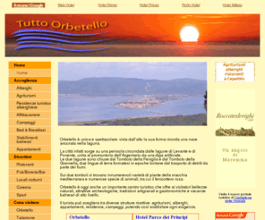 tuttoorbetello.com: Orbetello - Porto Santo Stefano - Porto Ercole - Monte Argentario - Talamone - Ansedonia - Albinia
Il portale di Orbetello, Ansedonia, Talamone e Albinia: alberghi, ristoranti, stabilimenti balneari, appartamenti vacanze, campeggi e tutto sul turismo.