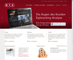 g16.net: G16 Media: Startseite  - Werbeagentur - Webdesign - Kiel, Hamburg, Schleswig Holstein
Die Werbeagentur und Internetagentur aus Kiel, Schleswig-Holstein: Full-Service, CMS-Lösungen (TYPO3, webEdition, Wordpress, ContentServ), Webdesign, Gestaltung von Corporate Design, Logodesign, Screendesign, Beratung und Produktion