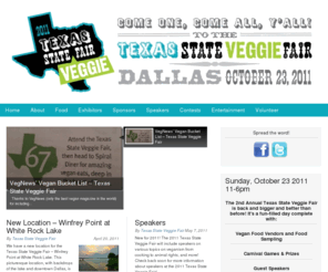 texasstateveggiefair.com: Dallas Vegan |
Vegan and vegetarian living guide for restaurants, organizations, and stores in the Dallas Fort Worth (DFW) Metroplex in Texas