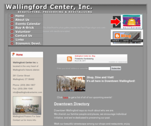 wallingfordcenterinc.com: Welcome to Downtown Wallingford. Wallingford Center Inc.
The goal of the Wallingford Center is to make Wallingford's downtown area cleaner, safer, and more beautiful, and to promote the area's diverse business and cultural offerings. Fine restaurants, cafes, churches and specialty stores bring thousands of people here daily. Public transportation and many on-street parking facilities make the Main Street/Center Street area easily accessible.