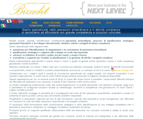 bizadit.com: BizAdit assiste le aziende nell' analizzare, pianificare e affrontare correttamente operazioni straordinarie, processi di pianificazione strategica, finanza straordinaria e attività uniche o di natura complessa.
BizAdit assiste le aziende nell' analizzare, pianificare e affrontare correttamente operazioni straordinarie, processi di pianificazione strategica, finanza straordinaria e attività uniche o di natura complessa.