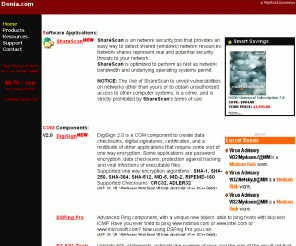 donia.com: Donia Software
The entry page to Donia Software's Web site. Find software, solutions and answers and Support.