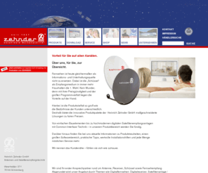 zehnder-sat.de: Zehnder GmbH - Antennen Satellitenanlagen Digitalreceiver
Zehnder: Digitalfernsehen, Digitalreceiver, Satellit und Satellitenempfang / Satempfang