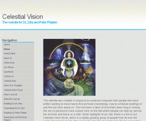 celestialvision.org: Light Messages, Readings, Online Classes and More! -  Welcome  
