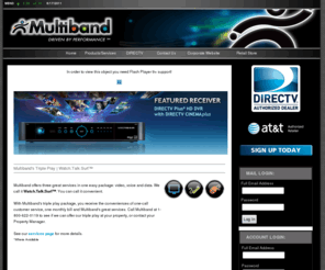 multiband.us: Multiband
Multiband specializes in bundling multiple technologies to bring customers added convenience and value, backed by high-quality service and support.