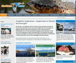 angel-urlaub.com: Kingfisher Angelreisen: Startseite
Kingfisher Angelreisen ist Ihr Spezialist für den Angelurlaub in Norwegen, Irland, Island, Schweden, Kanada und Alaska. Ob Meeresfischen in Norwegen, Hochseeangeln vor Irland auf Blauhai, Conger und Rochen, Raubfischangeln in Seen und Lachsfischen am Moy oder Bootsferien auf dem Kabinenkreuzer, Bootsurlaub auf dem Hausboot im Traumrevier für Hecht, Forelle und Barsch - bei uns finden Sie die ganze Welt des Angelns.