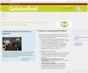 geletterdheid.org: Start | Centrum voor Taal & Onderwijs
Da description