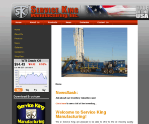 servicekingmfg.com: Service King Mfg.
Service King Manufacturing, Inc.  Home of fine oilfield equipment.