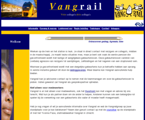 vangrail.com: Vangrail, opvang en nazorg voor NS medewerkers
Vangrail biedt collegiale opvang aan medewerkers van de Nederlandse Spoorwegen, die te maken hebben gehad met een vervelende of traumatische ervaring.