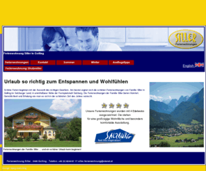 siller-ferienwohnung.com: ........... Siller Ferienwohnungen Golling ...........
Willkommen auf der Homepage von Ferienwohungen Siller im schönen Golling