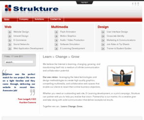 strukture.com: Strukture Media Solutions - Home
Strukture Media Solutions - providing website designs